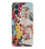 Vivo Y17s Kılıf Silikon Desen Özel Seri Gerçek Çiçekler 1743