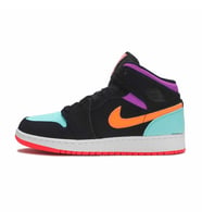Nike Air Jordan 1 Mid Reflective Candy Shoes 554725-083 (ÇokluRenk)