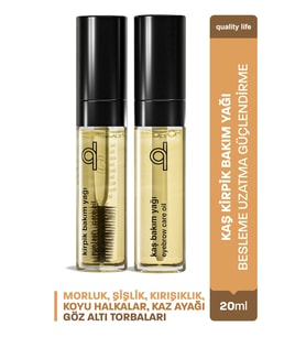 Kaş Kirpik Serumu - Kaş Kirpik Bakım Yağı - Besleyici Uzatıcı 20 ML - Güçlendirici Bakım Serumu
