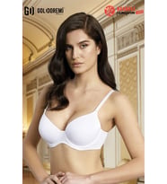 Gd Goldoremi Premium Kadın Destekli Push-up Kutulu Tek Basic Sütyen