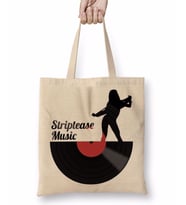 Striptease Music Müzik Bez Çanta Uzun Saplı