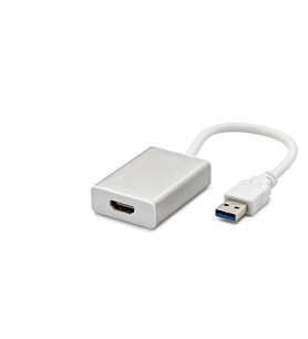 Usb 3.0 To Hdmi Dişi Görüntü Dönüştürücü 1080P 50/60 Hz - Beyaz Hdx1287