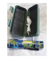 Güçlü Led Usb Şarjlı Mini El Feneri 2 Mod Yan Led Çakarlı Deprem Feneri Kamp Fen