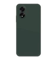 Oppo A38 Kılıf First Silikon - Koyu Yeşil