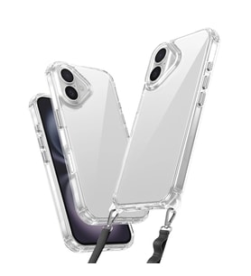 Apple iPhone 16 Plus Kılıf Airbagli Takılabilir Askı Aparatlı Zore Snap Silikon Kapak