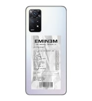 Redmi Note 11S - Note 11 Uyumlu Eminem Tasarımlı Şeffaf Telefon Kılıfı