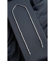 Hematit Taşı Silindir Kesim Parlak Gümüş 3x9mm Doğal Taş Dizi