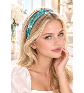 Monalisa Home İki Sıralı Lüks Abiye Taç