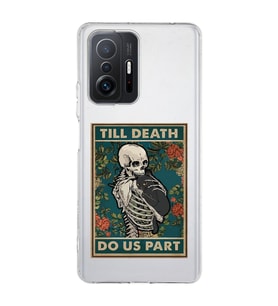 Xiaomi Mi 11T - 11T Pro Uyumlu Till Death Tarot Kart Tasarımlı Şeffaf Telefon Kılıfı