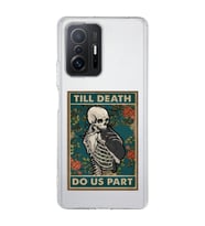 Xiaomi Mi 11T - 11T Pro Uyumlu Till Death Tarot Kart Tasarımlı Şeffaf Telefon Kılıfı