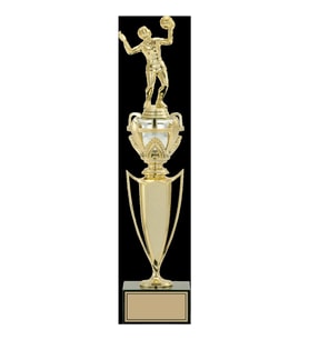 ODAK KUPA - Figürlü Kupalar - Voleybol Kadın Figürlü Kupalar FG-044 A - 44 cm