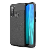 Xiaomi Redmi Note 8 Kılıf Pu-Deri Leather Pu Serisi Esnek Soft Ultra Protection (Siyah)