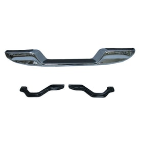 TOYOTA HILUX- PICK UP LN145- D4D 02/05; ARKA TAMPON (NİKELAJLI ALTI BOMBELİ BAĞLANTI BRAKETLERİ İLE) 227-2601 52105-35180
