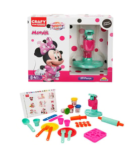 Crafy Minnie Dondurma Fabrikası Oyun Hamuru Seti 200 g 29 Parça