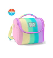 Coral High Renkli Çizgili Desenli Thermo Beslenme Çantası 11770