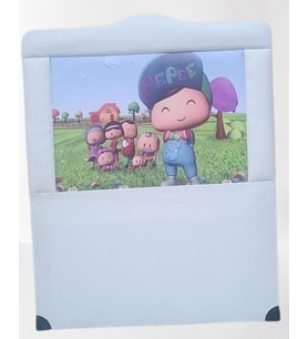 Başlık 90322 DK Tek 903320 Kişilik 90  PEPE Model Suni Deri beyaz Kumaş El Yapım