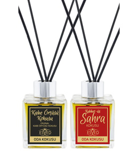 Kabe Örtüsü Kokusu Ve Kubbetüs Sahra Kokusu 100 Ml Çubuklu Oda Kokusu