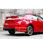 Toyota Corolla E170 Twin Arka Flap Set 2013 2014 2015 2016 2017 2018 Piona Black