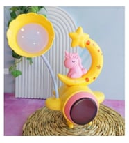 Çocuk Odası Ay Unicorn Desenli Gece Lambası