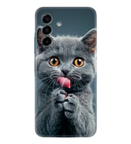 Samsung Galaxy A17 Kılıf Boutique Baskılı Resimli Komik Kedi Pcode -008