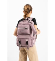 Ventis Unisex Okul 2'Li Set Çantası Lise Ortaokul Kalemlikli Sırt Çantası 43*30 Cm Çok Cepli Vnt7-C