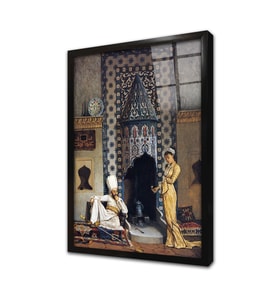 Kahve Ocağı Çerçeveli Cam Tablo