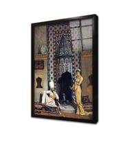 Kahve Ocağı Çerçeveli Cam Tablo