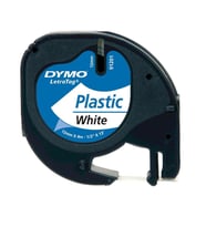Dymo S0721660 Letratag Plastik Etiket 12 mm X 4 Metre Beyaz 91201