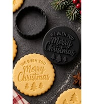 Kurabiye Damgası & Merry Christmas Kurabiye kalıbı