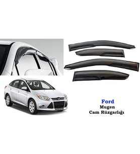 Ford Focus 3 Mugen Cam Kenar Rüzgarlığı 2011-