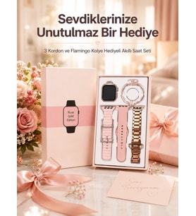 Akıllı Saat Sesli Görüşme Bildirim Görme Uyku Ve Sağlık Takibi