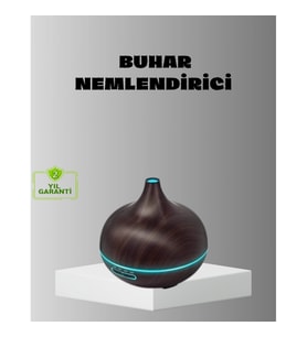 Mey İthalat® Aromaterapi Difüzörü 550 ml Ultrasonik Nemlendirici Otomatik Kapanma Özellikli