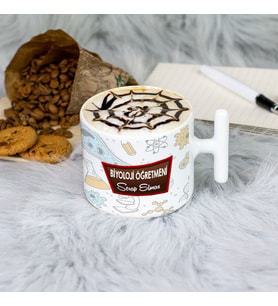 Biyoloji Öğretmenine Hediye Latte Fincanı 002