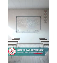 Dilsiz Türkiye Haritası, Şehir Bölmeli Harita, Yaz Sil, Statik Tutunan Yapışkansız Akıllı Kağıt