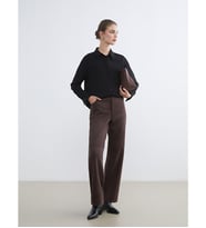 LCW Modest Kahverengi Standart Fit Kadın Süet Görünümlü Pantolon