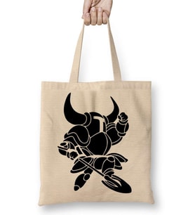 Shovel Knight Minimalist Bez Çanta Uzun Saplı
