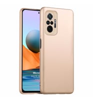 Microsonic Matte Silicone Xiaomi Redmi Note 10 Pro Max Kılıf Gold