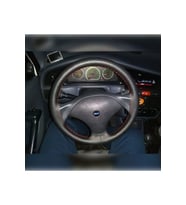 DİKİŞLİ DİREKSİYON KILIFI SİYAH DERİ KIRMIZI DİKİŞLİ FIAT PALİO İÇİN HIZLI KARGO