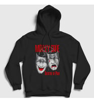 Presmono Unisex Siyah Theatre Mötley Crüe Kapüşonlu Sweatshirt 167503tt