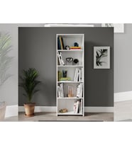 MİKRO DEKORATİF KİTAPLIK 5' BEYAZ
