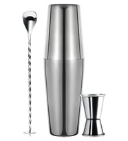 Vosco 3 Parça Avantajlı Kokteyl Set Boston Shaker (750ml)
