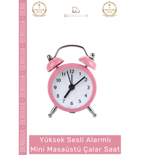 #ÇalarSaat Sessiz Akar Saniye Masaüstü Komodin Ofis Mutfak Salon Hediye Analog Dekoratif Çalar Saat