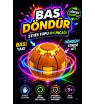 Spinning Ball Bas Döndür Stres Topu Oyuncağı İthal Rulmanlı Yaylı Hızlı Topaç Uzun Dönüş Dönen Top Spin Ball Spinner