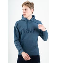 Maraton Comfort Erkek Kapüşonlu Navymelanj Sweatshirt