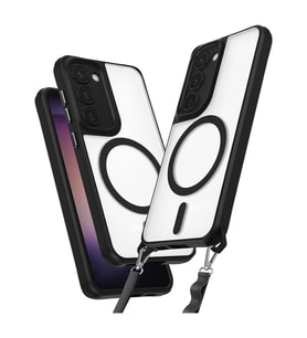 Samsung Galaxy S23 Plus Kılıf Enka Magsafe Silikon Kılıf - Siyah