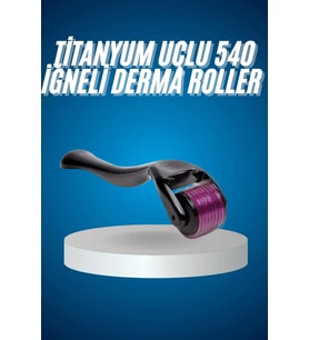 Titanyum Uçlu Derma Roller 540 İğneli 1 Mm Gözenek Azaltıcı Akne İzlerine Uygun