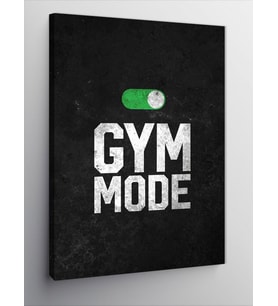 Kanvas Tablo Gym Fitness Temalı