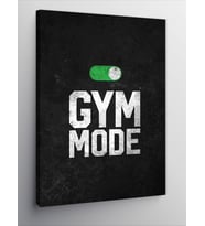 Kanvas Tablo Gym Fitness Temalı