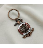 Anahtarlık Metal Ay Yıldız Kule Kalp Çanta Araba Cüzdan Süsü