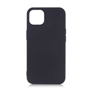 Apple iPhone 13 Mini Kılıf Orj Lansman Serisi Pürüzsüz Esnek Kadife İç Kısım (Siyah)